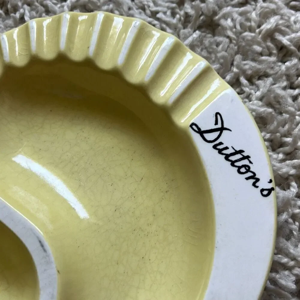 1960'S DUTTONS BREWERY OF BLACKBURN ASHTRAY Empire Porcelain Co. Henry Milner Ye